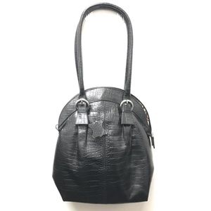 Cute Croc embossed shoulder bag
